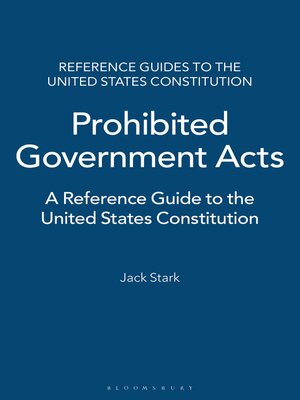 cover image of Prohibited Government Acts
